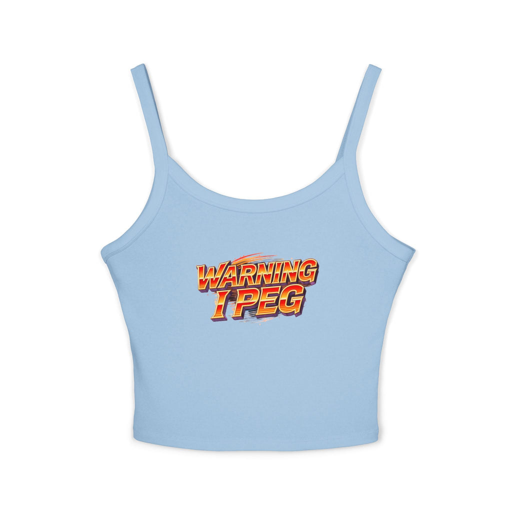 WARNING I Peg Style 1 - Tank Top for Confident Women