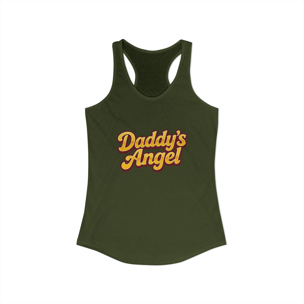 Daddy's Angel - Women's Ideal Racerback Tank