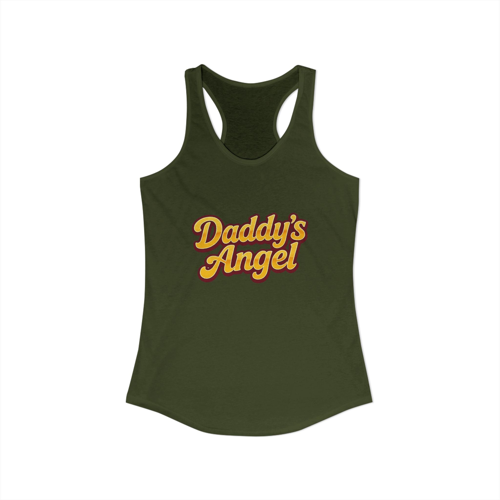 Daddy's Angel - Women's Ideal Racerback Tank