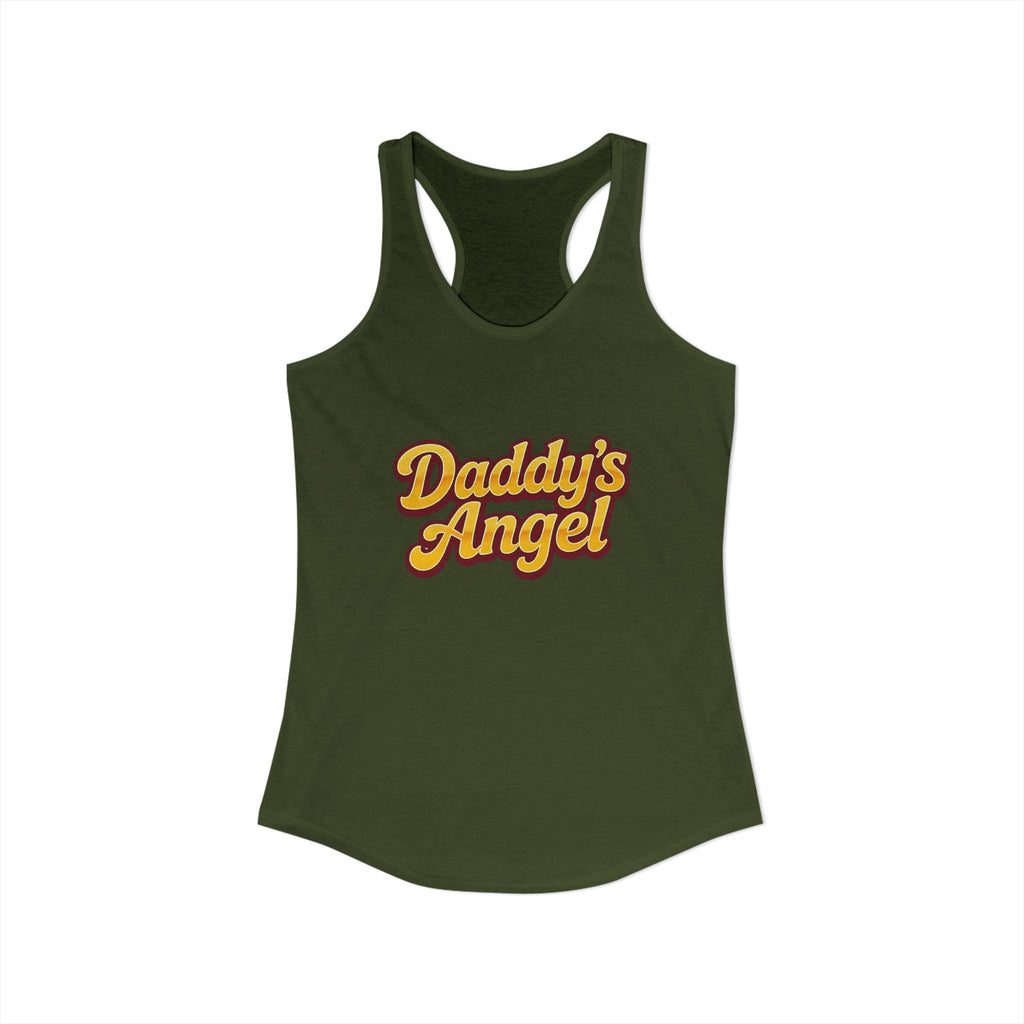Daddy's Angel - Women's Ideal Racerback Tank