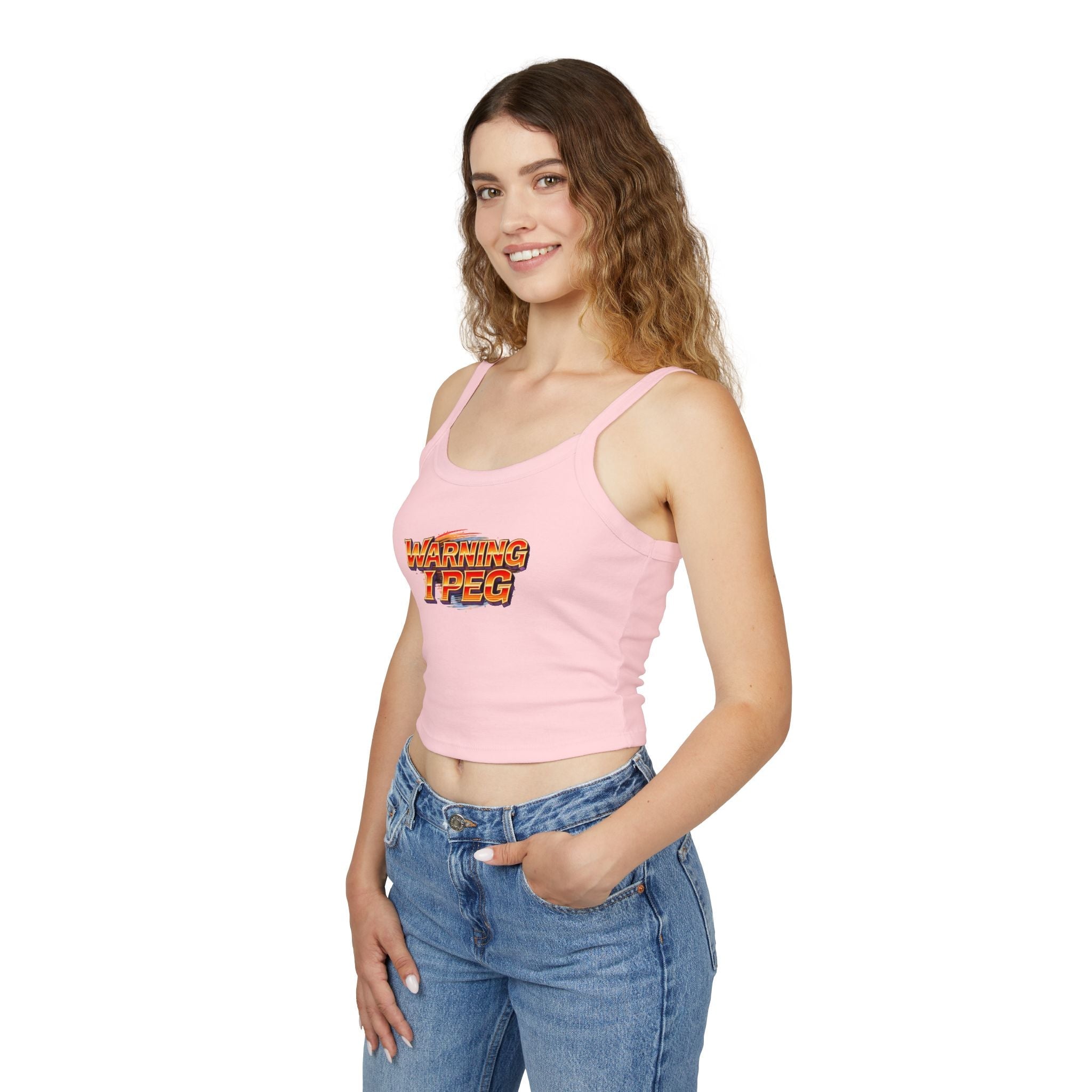 WARNING I Peg Style 1 - Tank Top for Confident Women