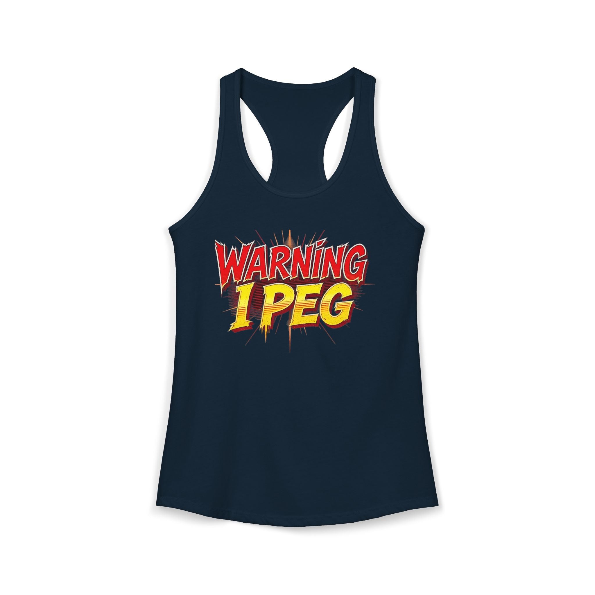 WARNING,,,, I Peg -  Women's Ideal Racerback Tank