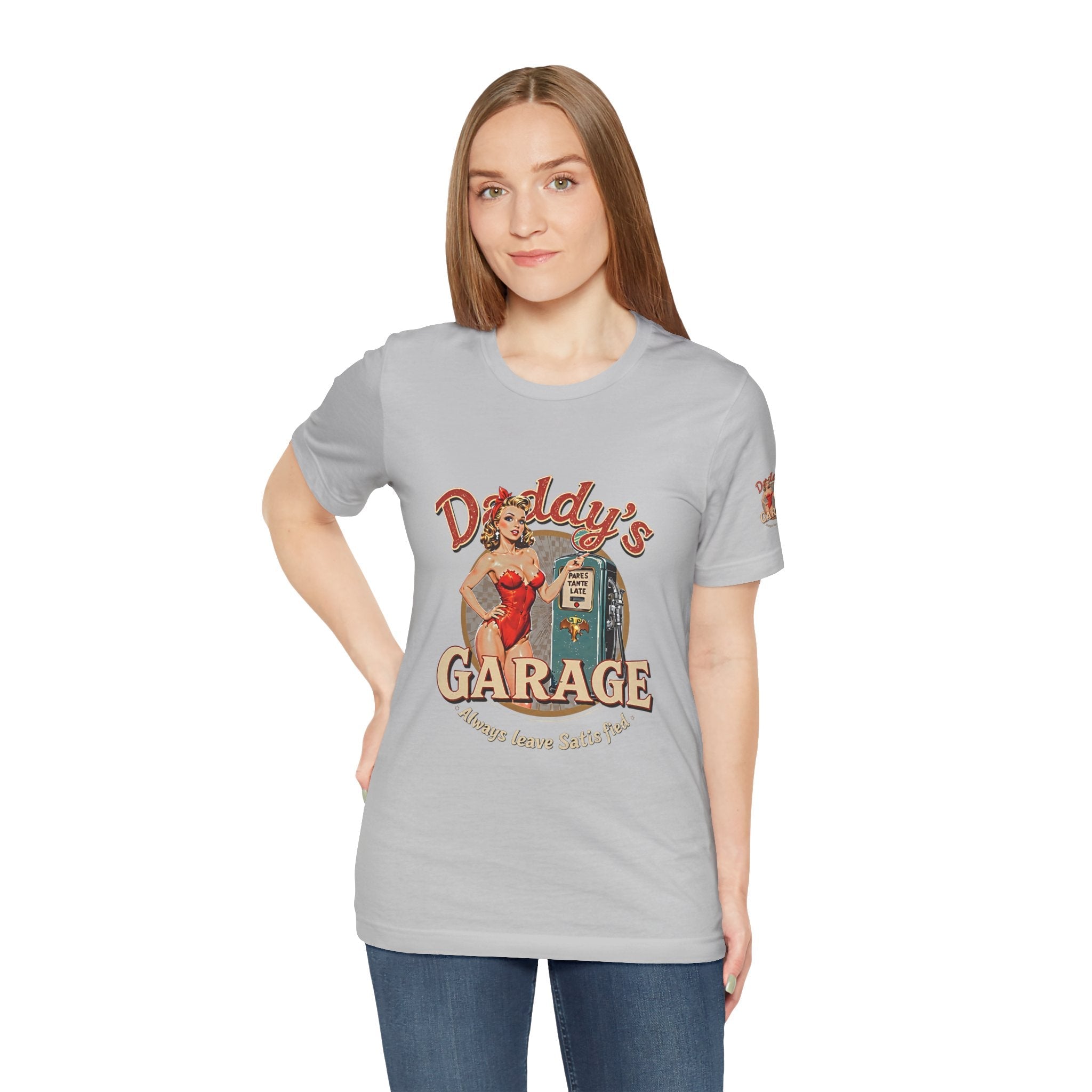 Daddy's Garage Vintage Logo Unisex Tee