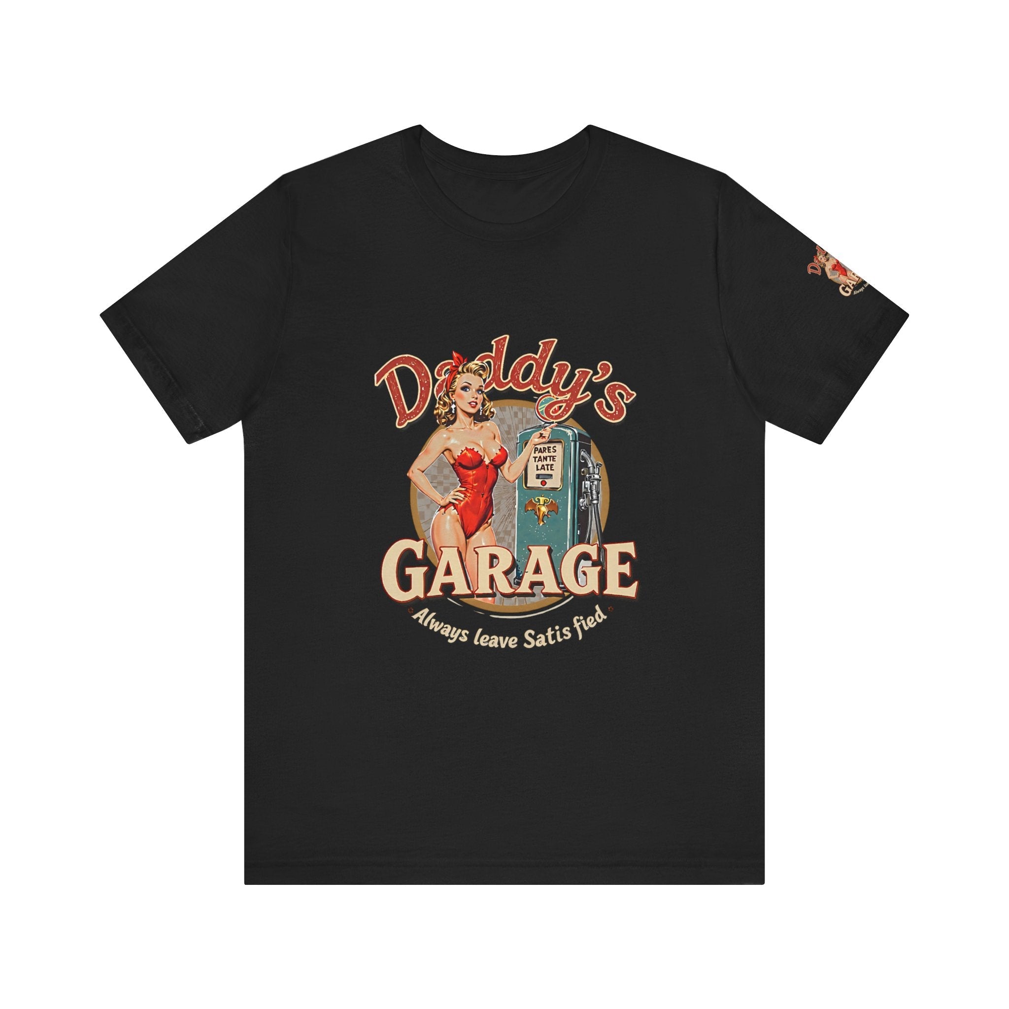 Daddy's Garage Vintage Logo Unisex Tee