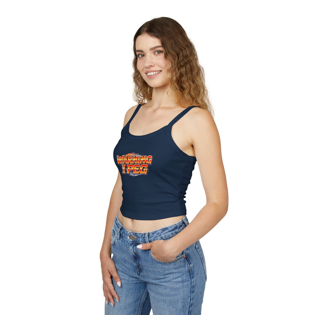 WARNING I Peg Style 1 - Tank Top for Confident Women