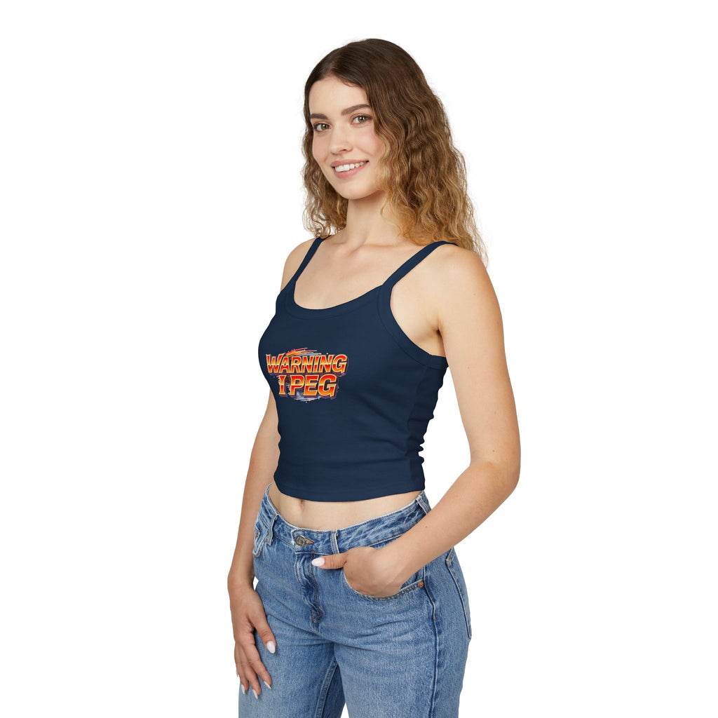 WARNING I Peg Style 1 - Tank Top for Confident Women