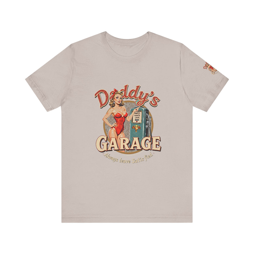 Daddy's Garage Vintage Logo Unisex Tee