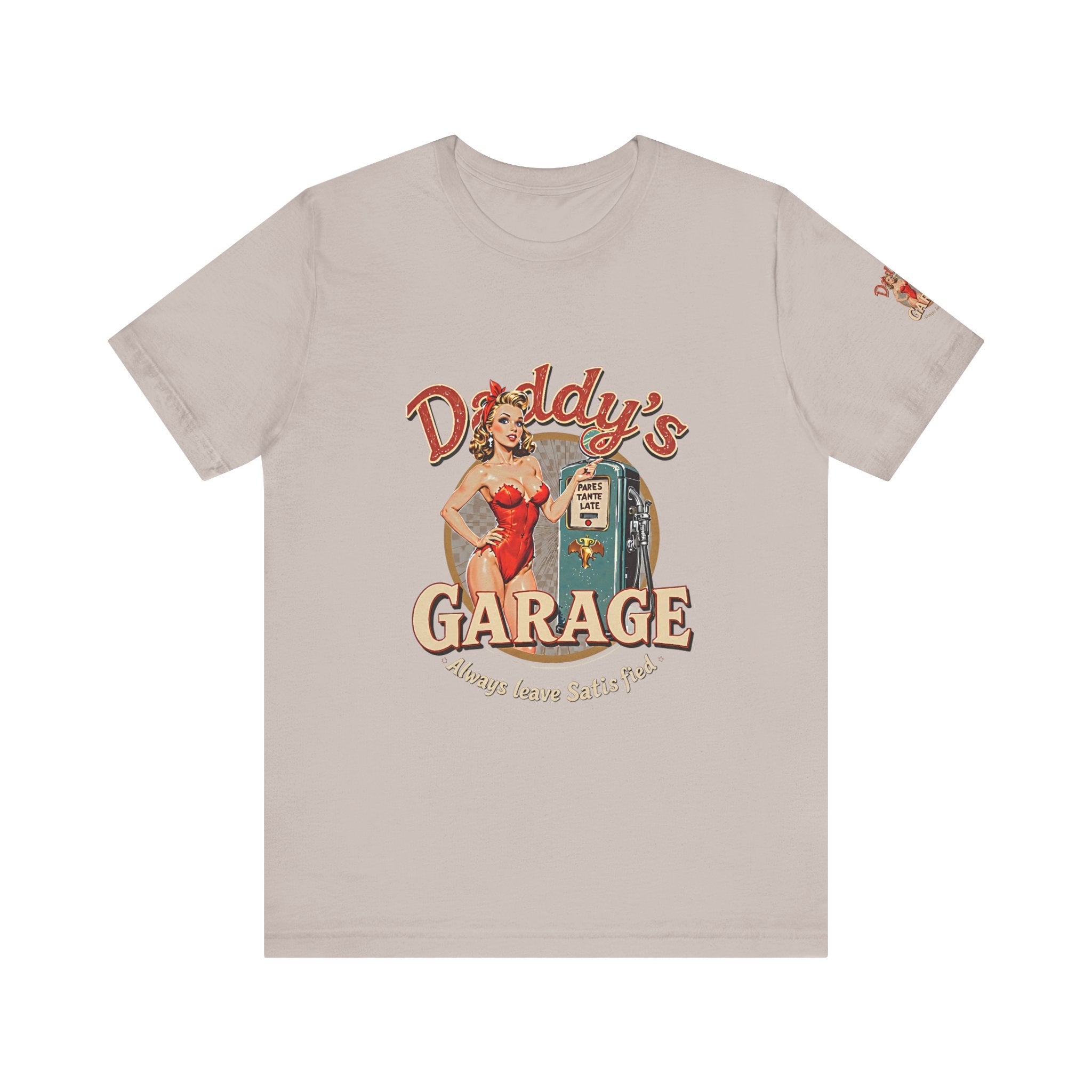 Daddy's Garage Vintage Logo Unisex Tee