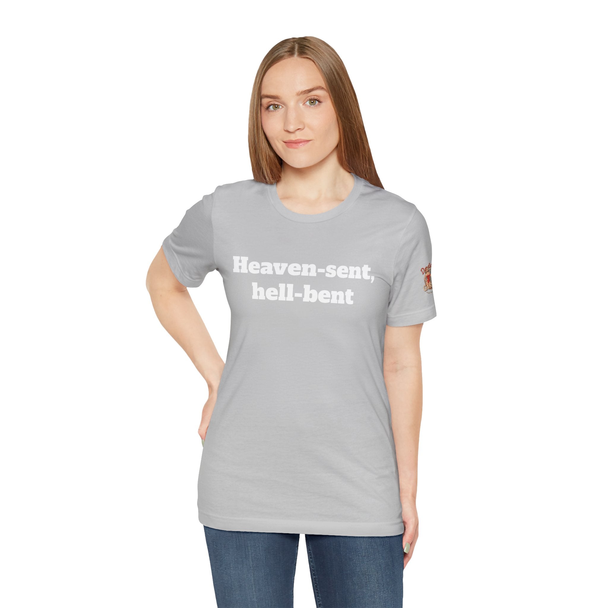 Heaven-sent, hell-bent Unisex Tee