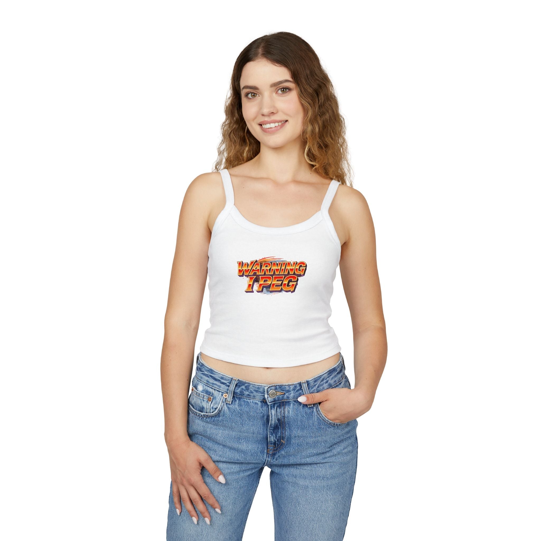 WARNING I Peg Style 1 - Tank Top for Confident Women