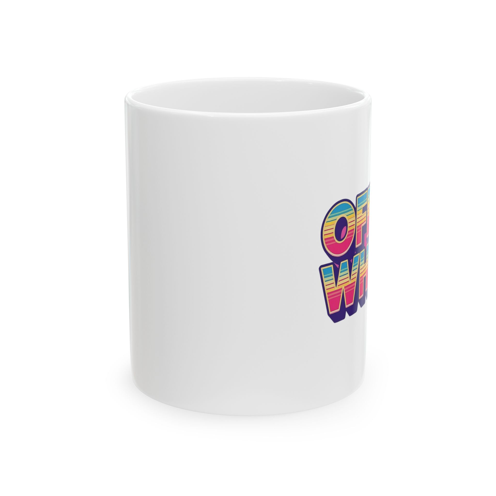 Office Whore Funny Ceramic Mug - "Office Hustle" Theme