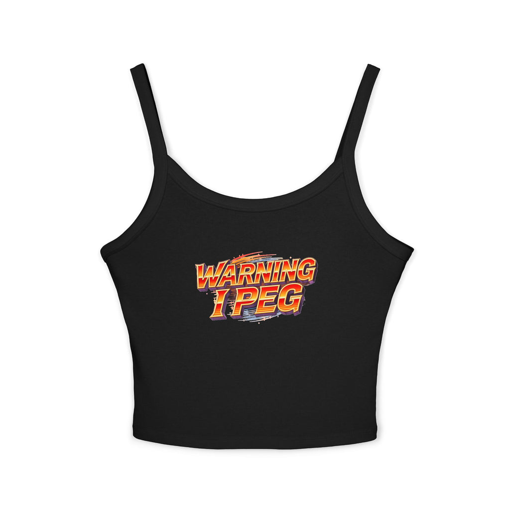 WARNING I Peg Style 1 - Tank Top for Confident Women