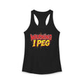 WARNING,,,, I Peg -  Women's Ideal Racerback Tank