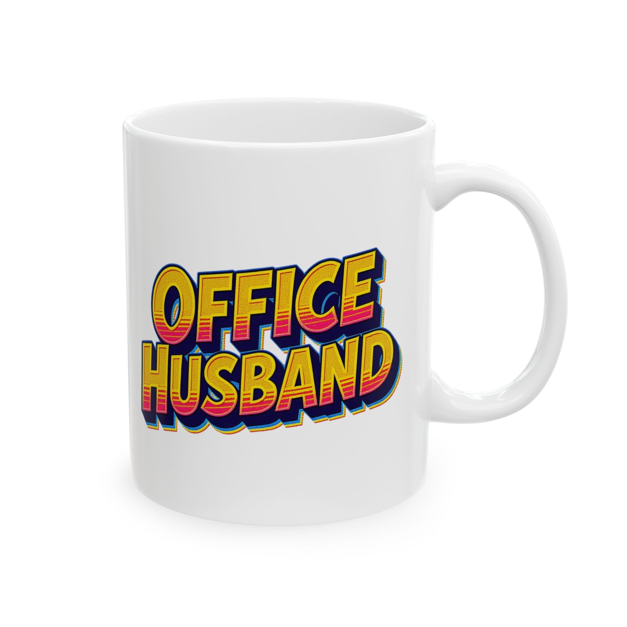 Office Husband Funny Ceramic Mug - "Office Hustle" Theme