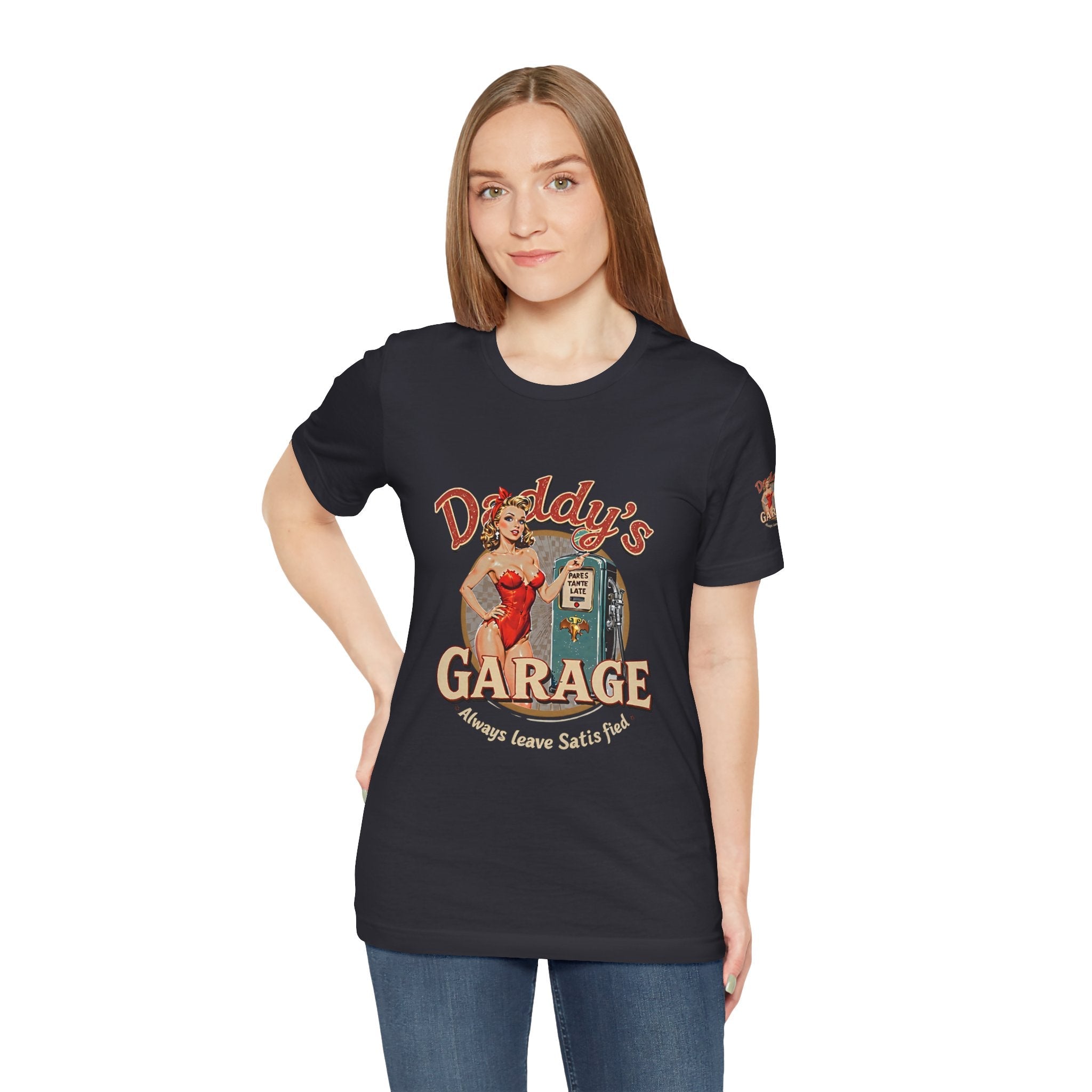 Daddy's Garage Vintage Logo Unisex Tee