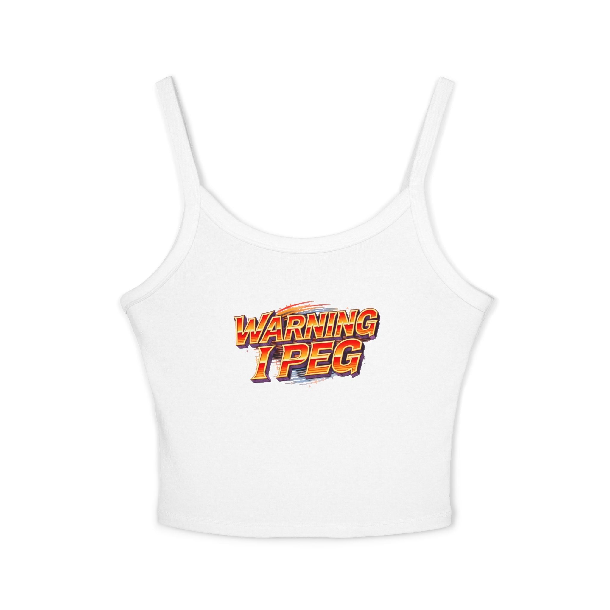 WARNING I Peg Style 1 - Tank Top for Confident Women