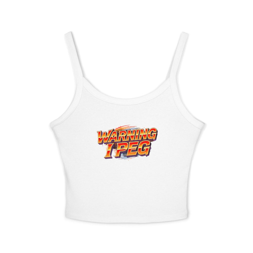 WARNING I Peg Style 1 - Tank Top for Confident Women