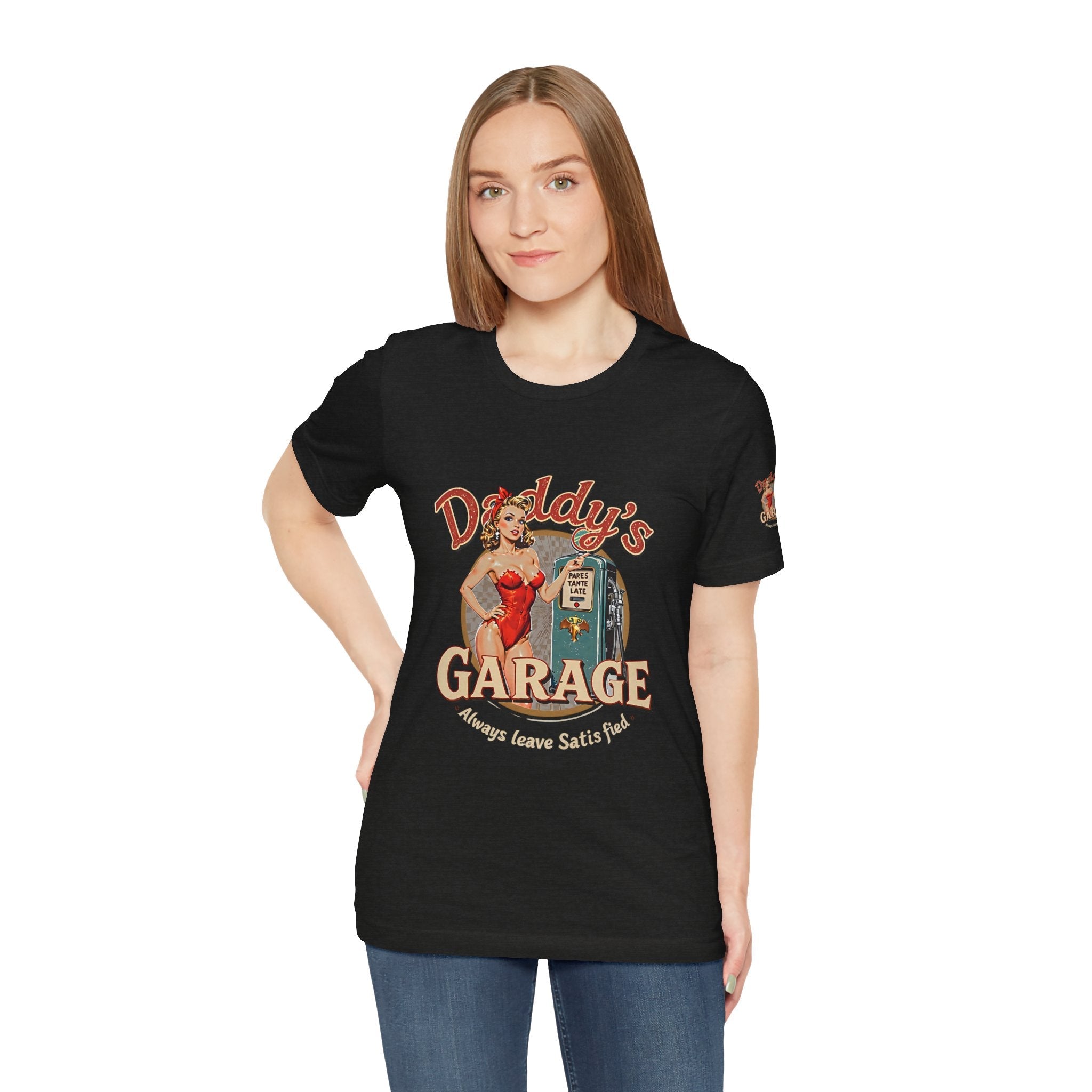 Daddy's Garage Vintage Logo Unisex Tee