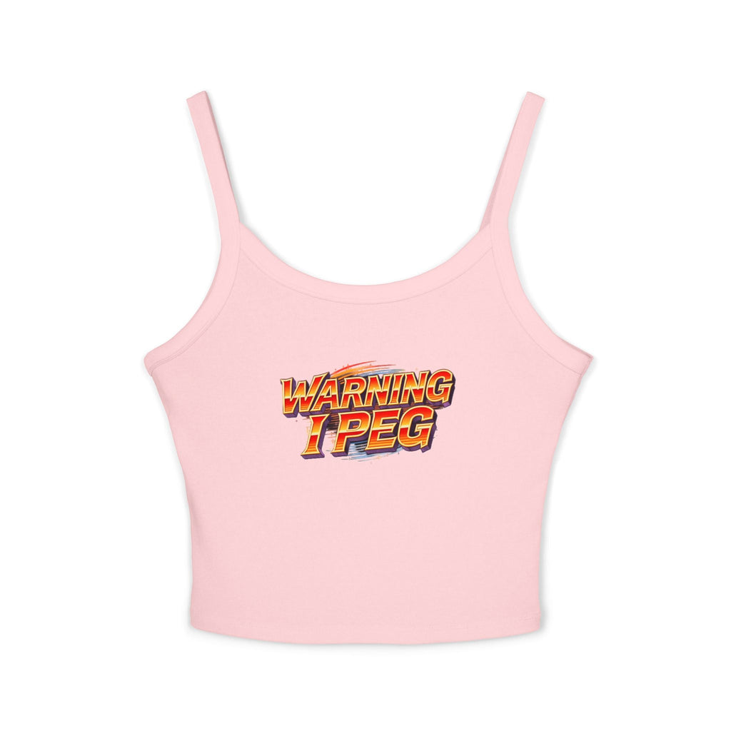 WARNING I Peg Style 1 - Tank Top for Confident Women