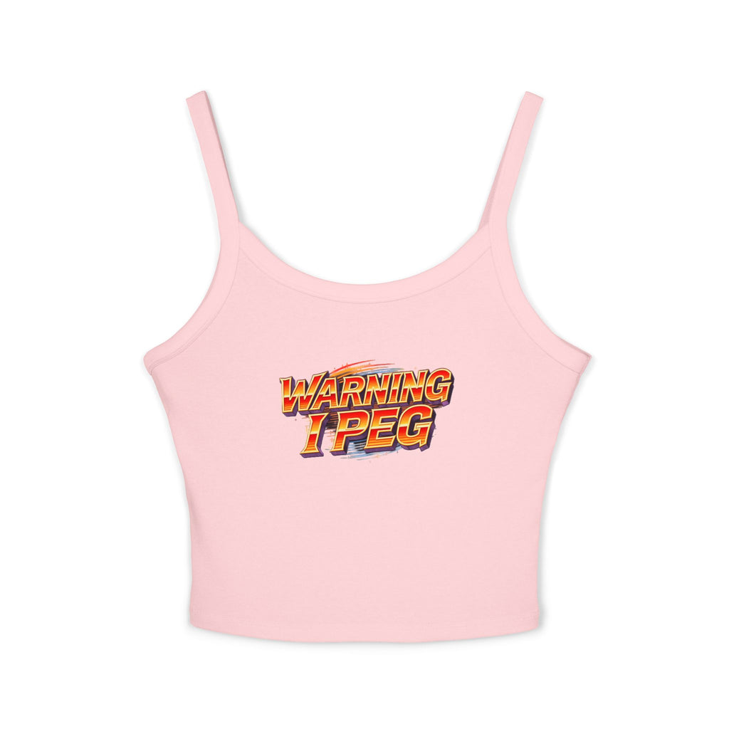 WARNING I Peg Style 1 - Tank Top for Confident Women