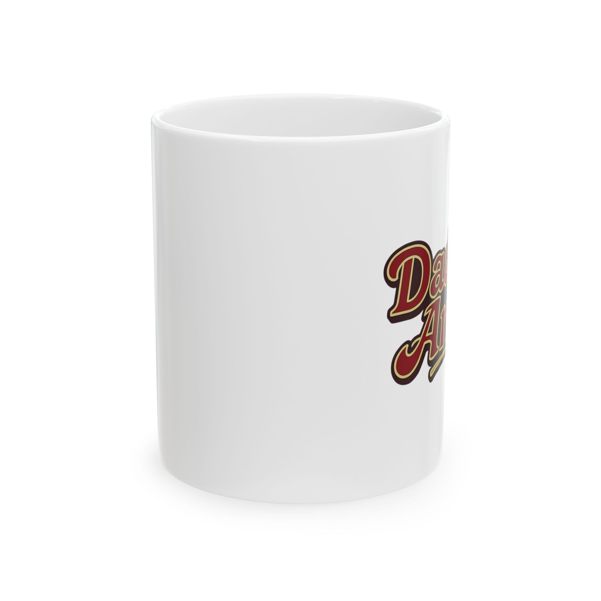 Daddy's Angel -  Funny Ceramic Mug - "Office Hustle" Theme