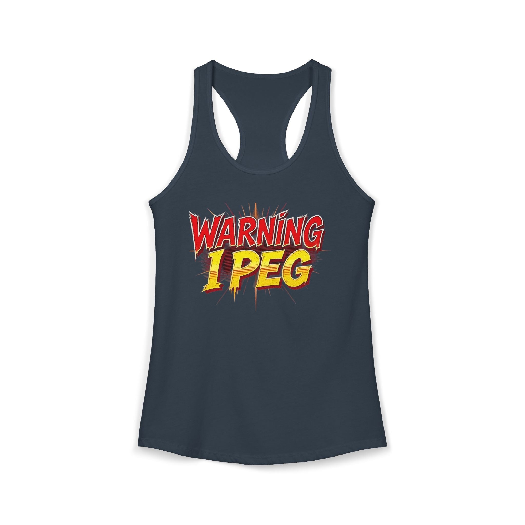WARNING,,,, I Peg -  Women's Ideal Racerback Tank