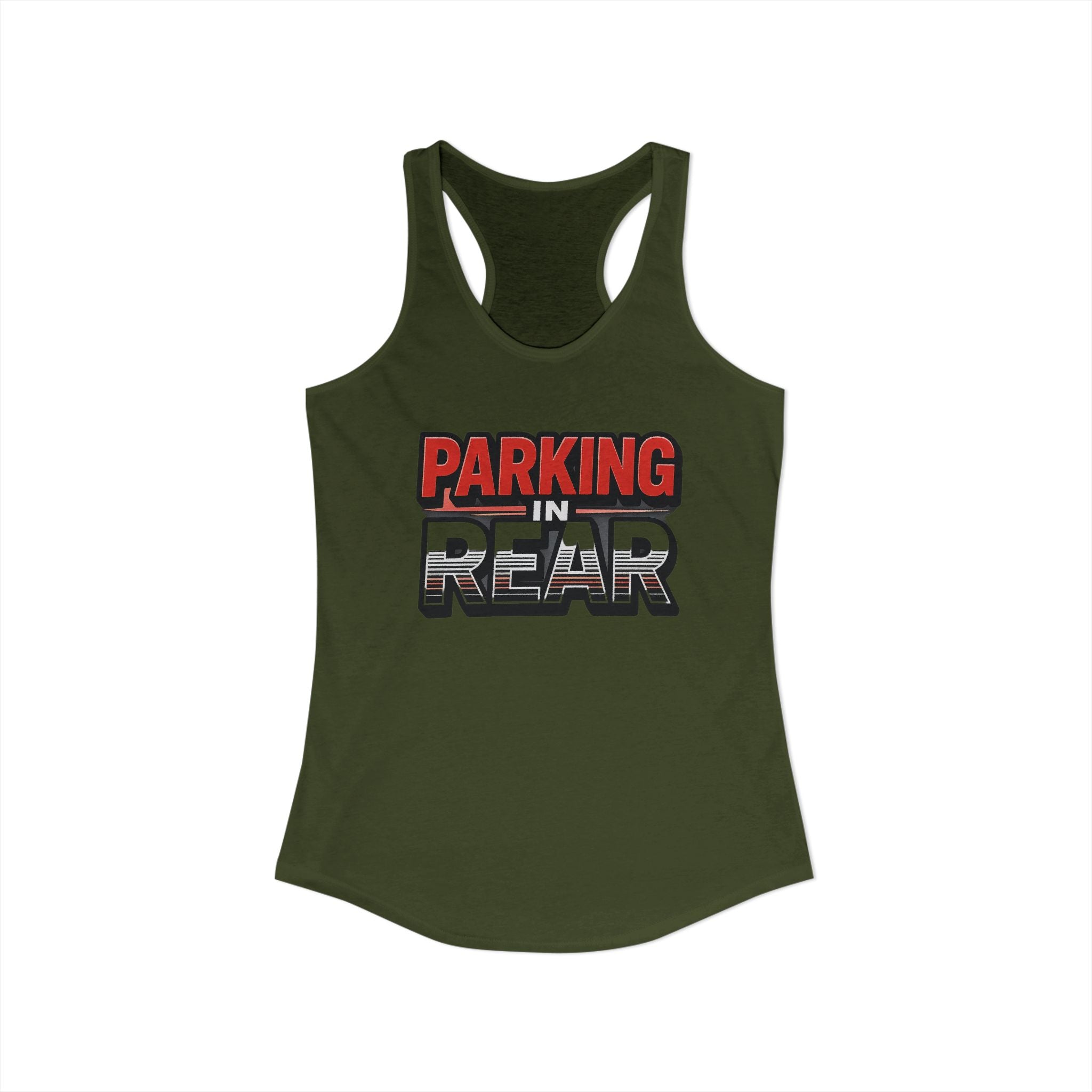 Parking in Rear - Women's Ideal Racerback Tank