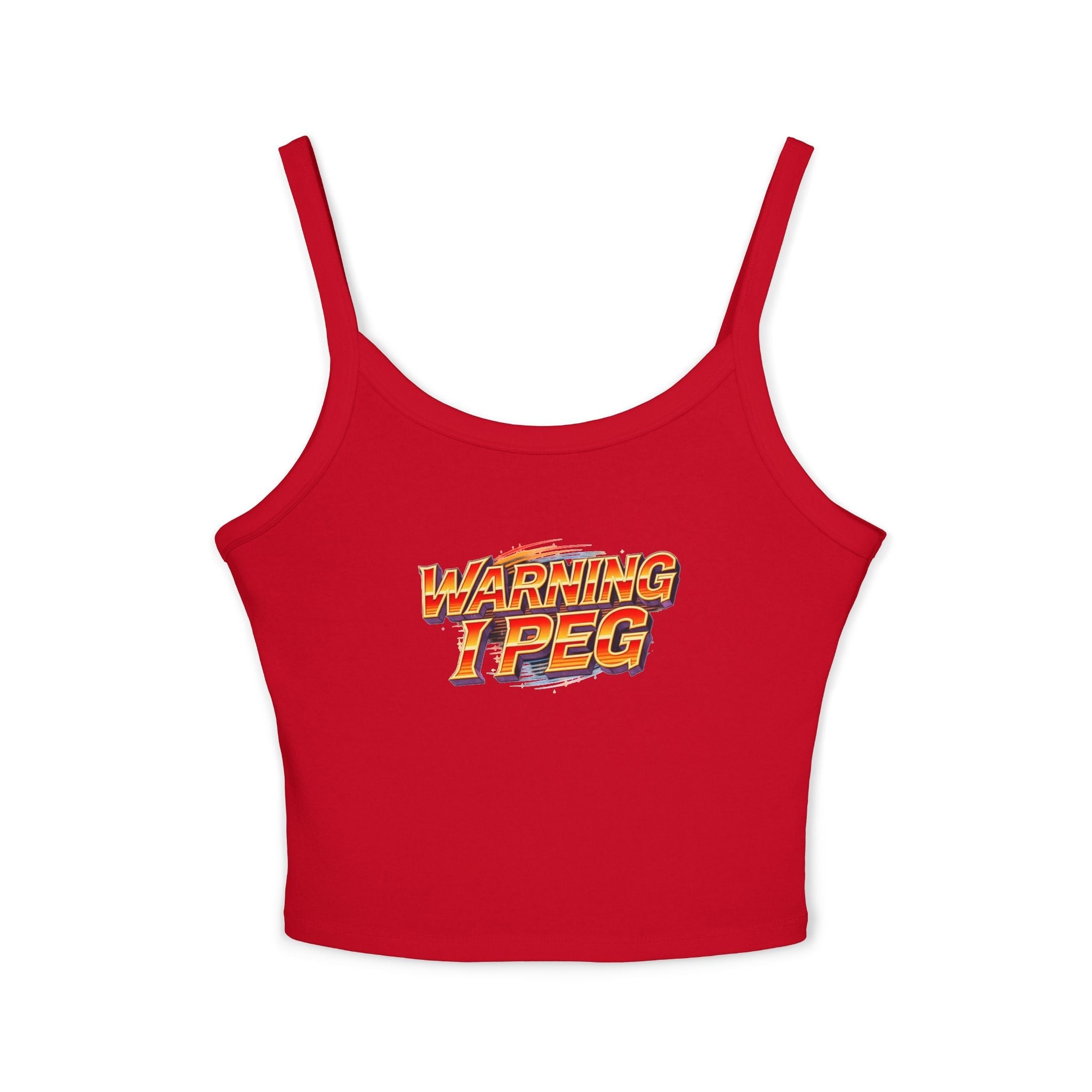 WARNING I Peg Style 1 - Tank Top for Confident Women