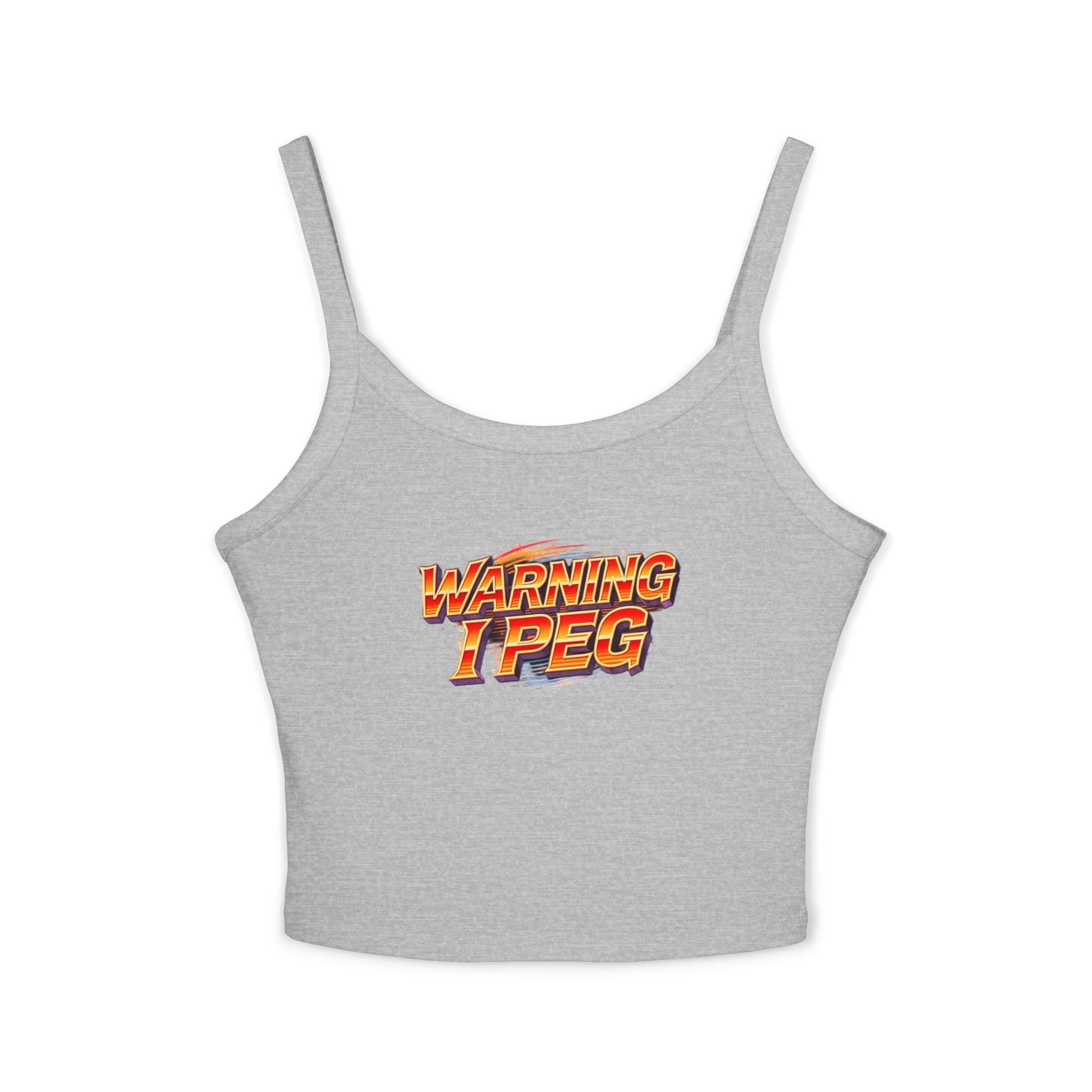 WARNING I Peg Style 1 - Tank Top for Confident Women