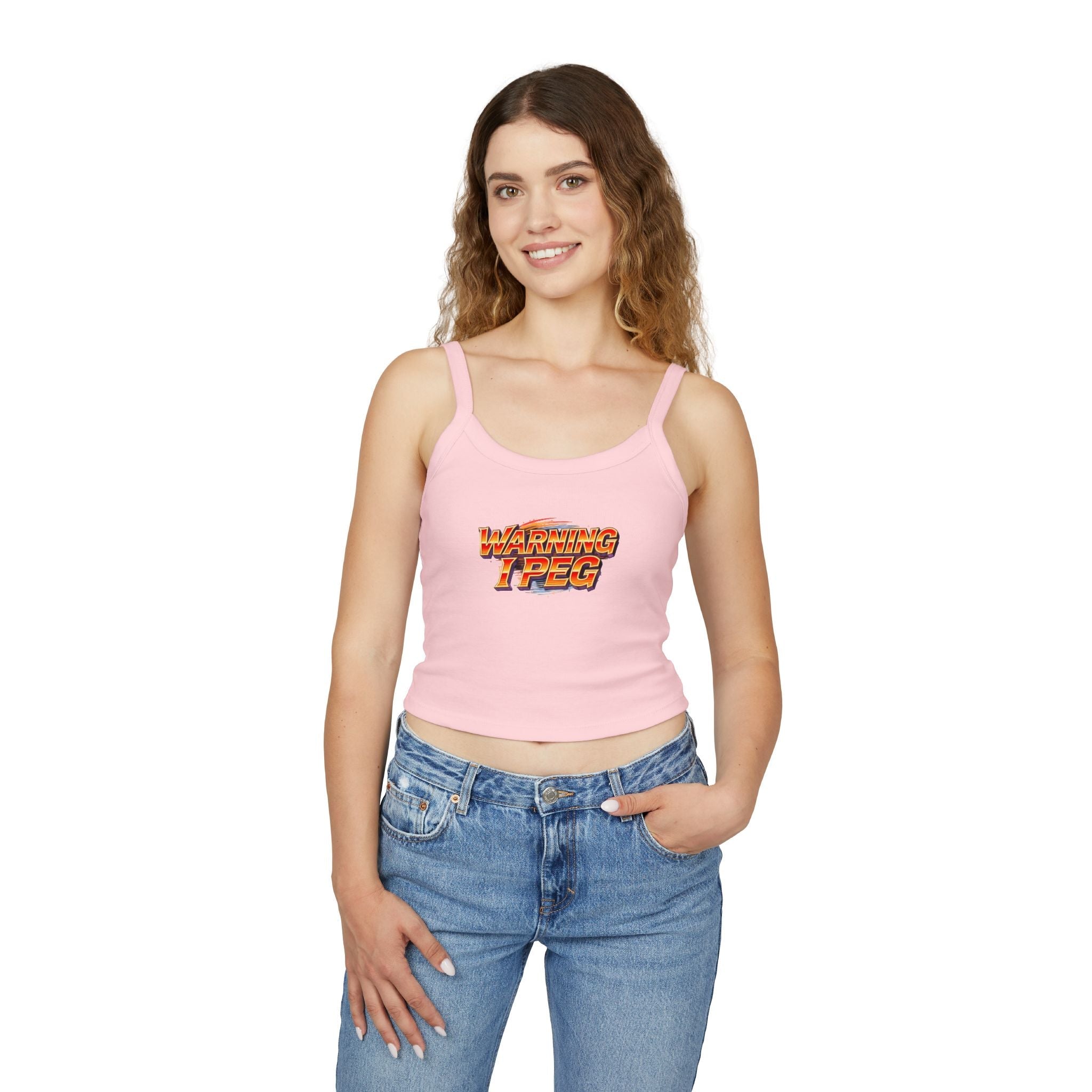WARNING I Peg Style 1 - Tank Top for Confident Women