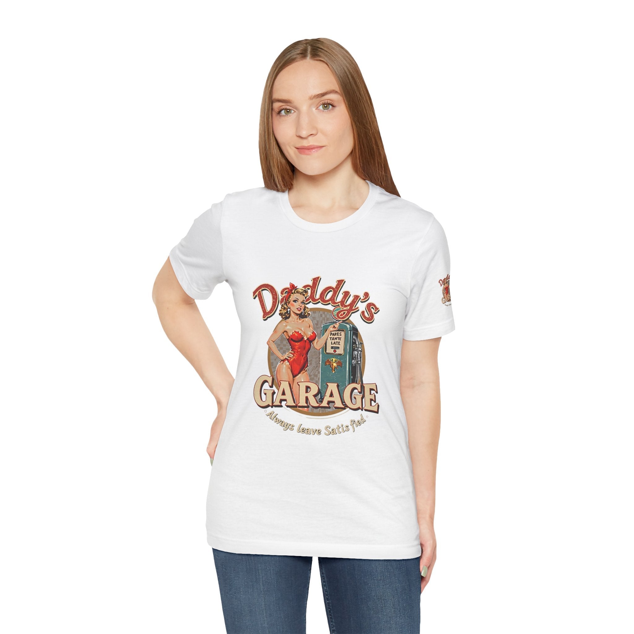Daddy's Garage Vintage Logo Unisex Tee
